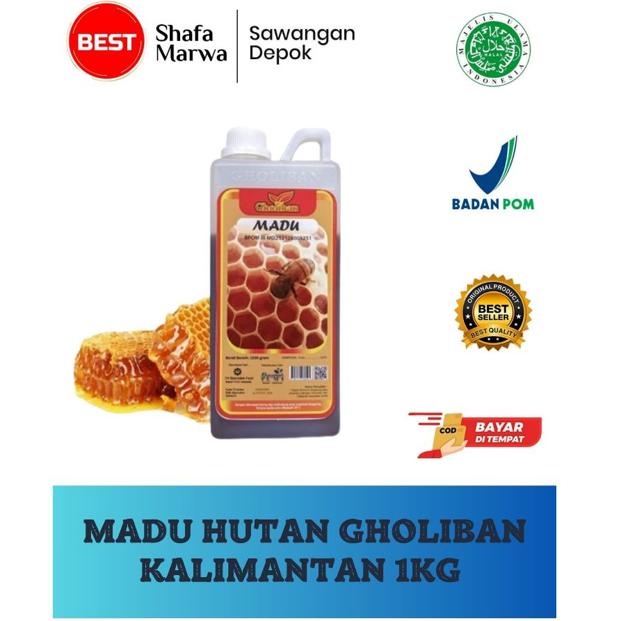 

Madu gholiban 1000gr Original madu gholiban madu hutan gholiban