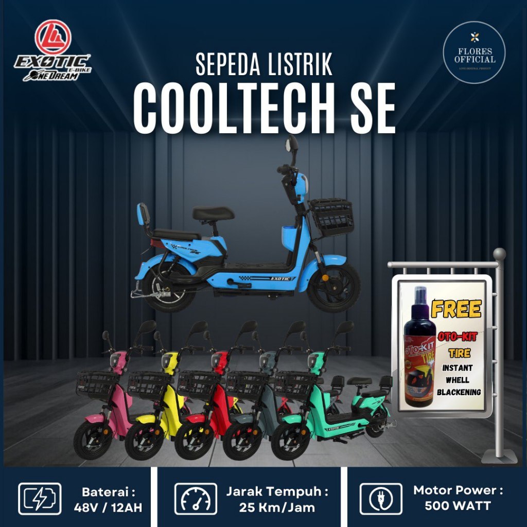 Sepeda Listrik Cooltech SE Kultek Exotic Pacific