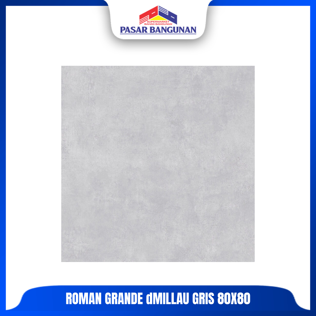 Roman Granit Grande dMillau Gris 80x80