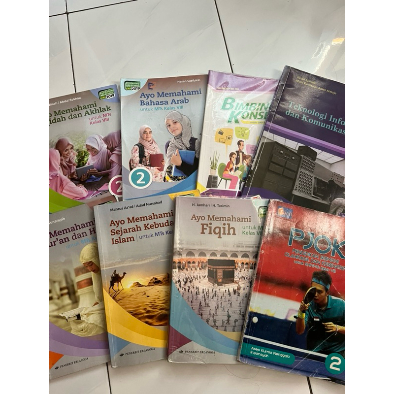 

BUKU PAKET SMP KELAS 2 / BUKU KELAS VIII / BUKU ERLANGGA SMP / BUKU PAKET