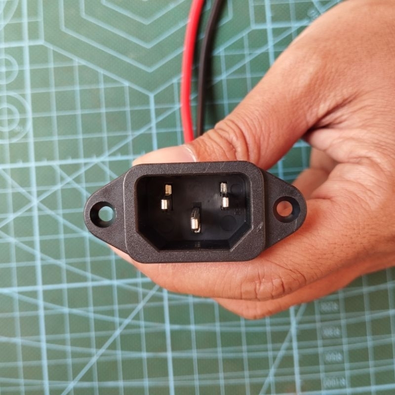 lubang charger+ sekring+rumah sekring sepeda listrik anti air