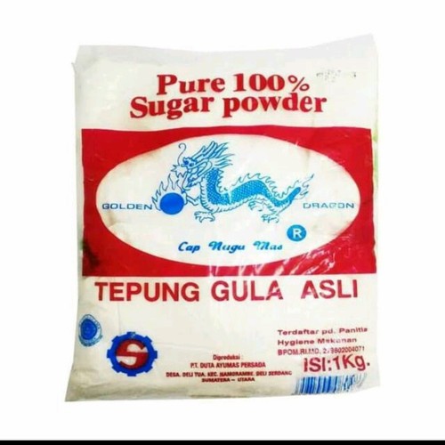 

Tepung Gula Halus Cap Naga 1kg | 500gr