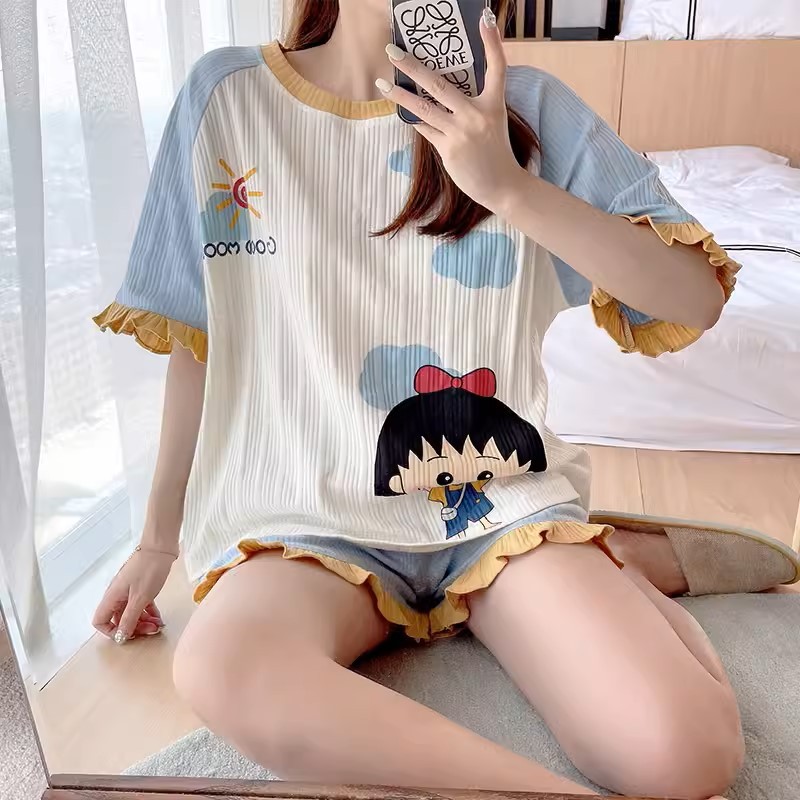 Malimali - Baju Tidur Celana Pendek Wanita/ Baju Tidur Celana Pendek Wanita Ukuran JUMBO/ Baju Tidur