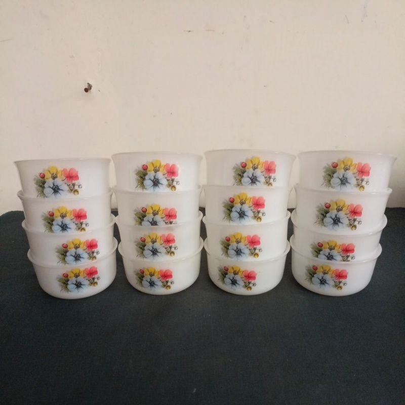 8pcs Mangkok mini/ Ramekin Arcopal France