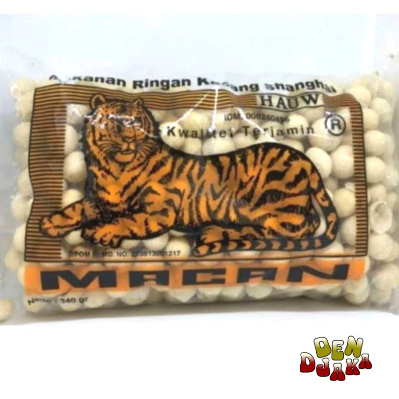 

Kacang Atom Shanghai Suling Mas Cap MACAN 340 gram