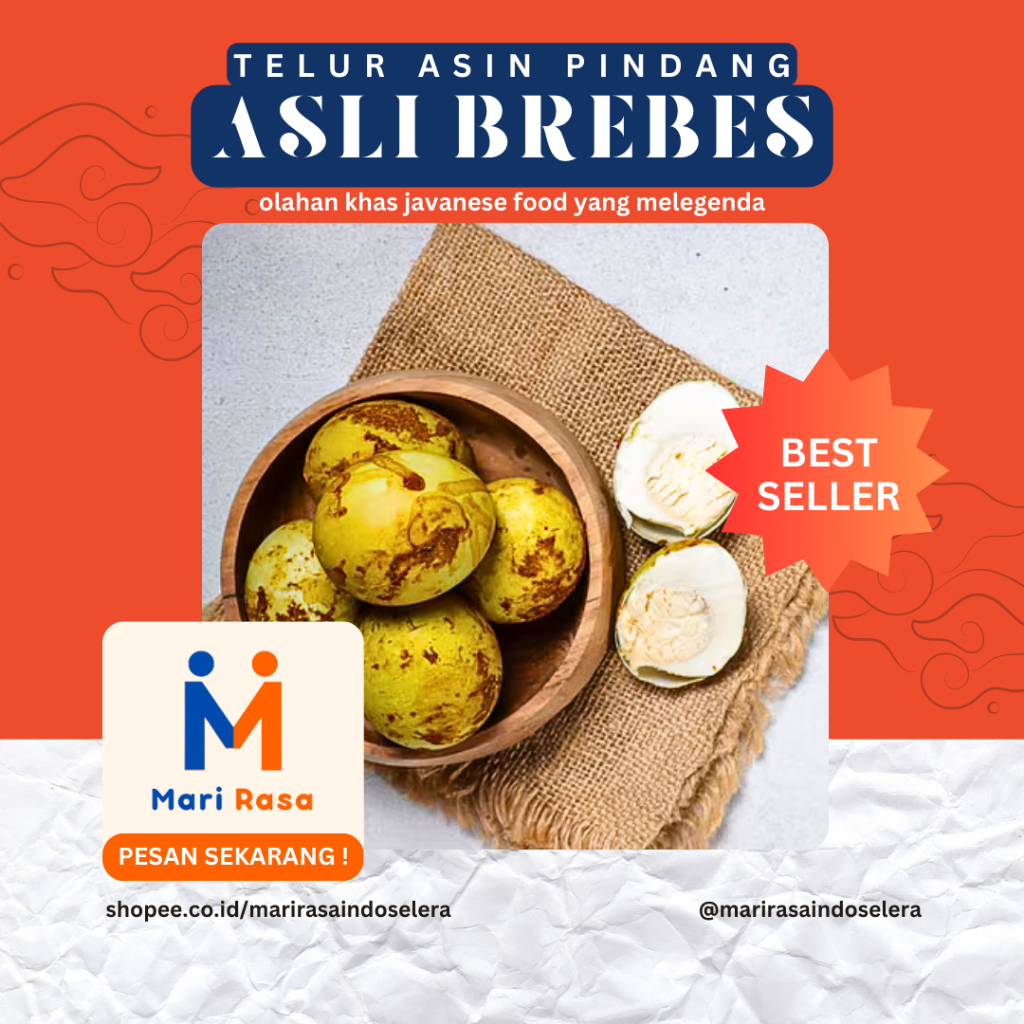 

Telur Asin Pindang Asli Brebes Tegal Isi 10 Butir Super Premium