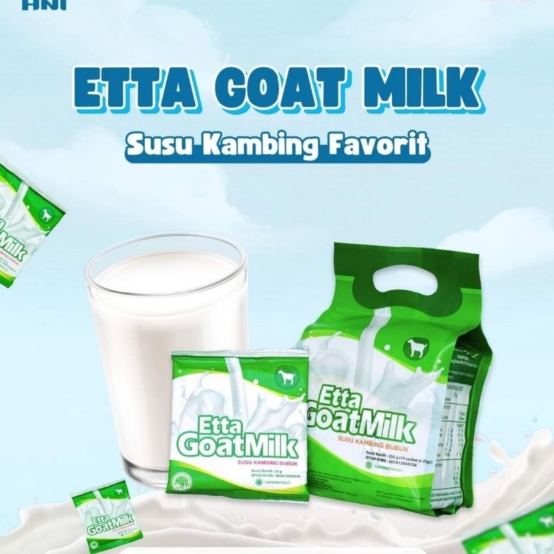 

HNI-ETTA GOAT MILK-Susu kambing