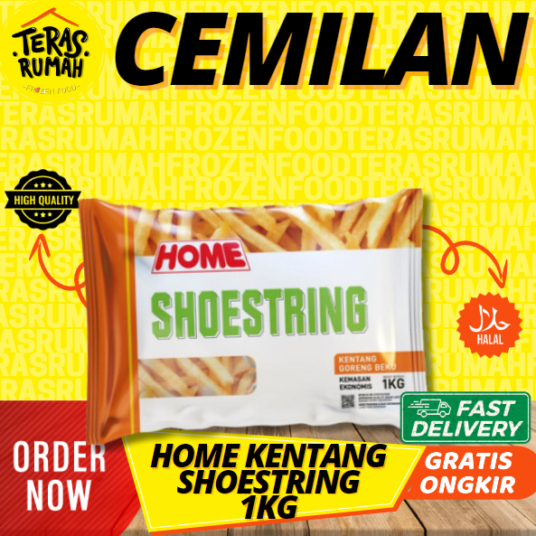 HOME - SHOESTRING FRIES KENTANG GORENG FROZEN 1KG