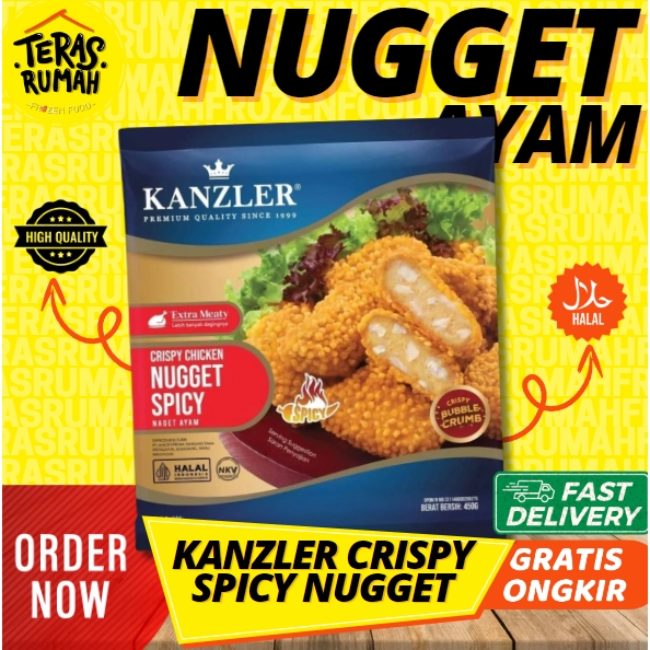 

KANZLER - CRISPY CRUMBLE BUBLE NUGGET AYAM SPICY PEDAS 450gr