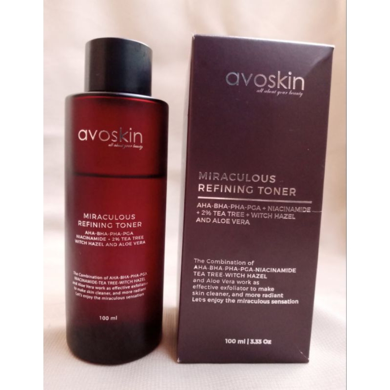 AVOSKIN MIRACULOUS REFINING TONER PRELOVED