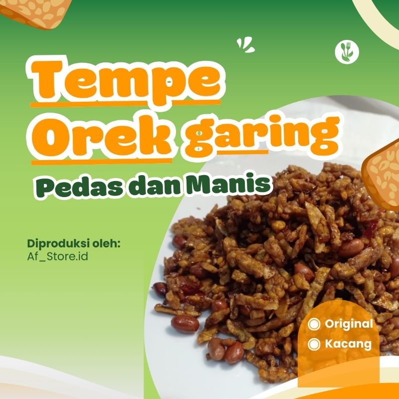 

Tempe Orek kacang Kering Balado / Tempe Orek Garing / Tempe orek Renyah/ Lauk Murah Hemat