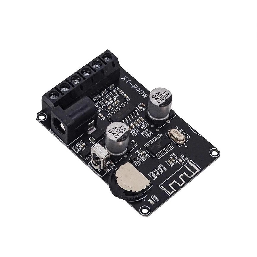 XY-P40W 2x40W Class-D Stereo Bluetooth 5.0 Remote Digital Amplifier