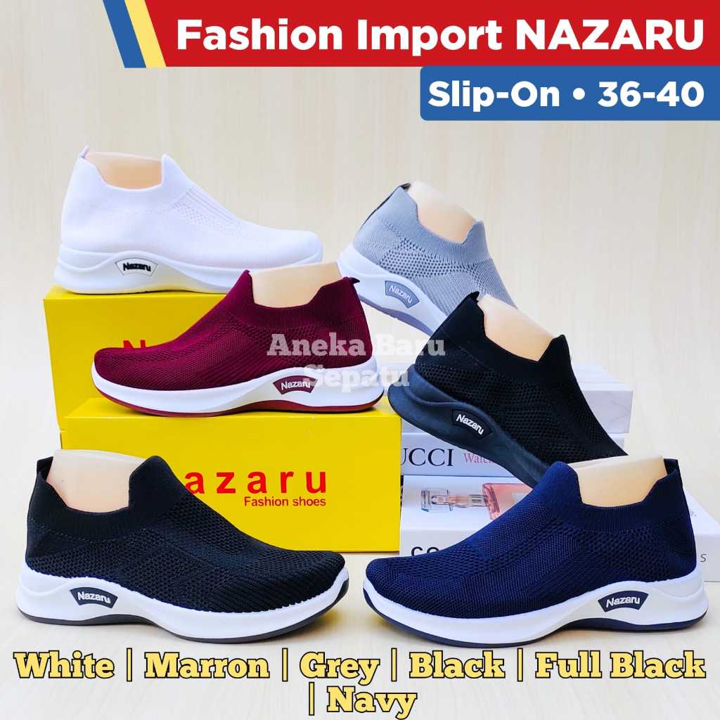 Rajut Nazaru Import Model Slip-on