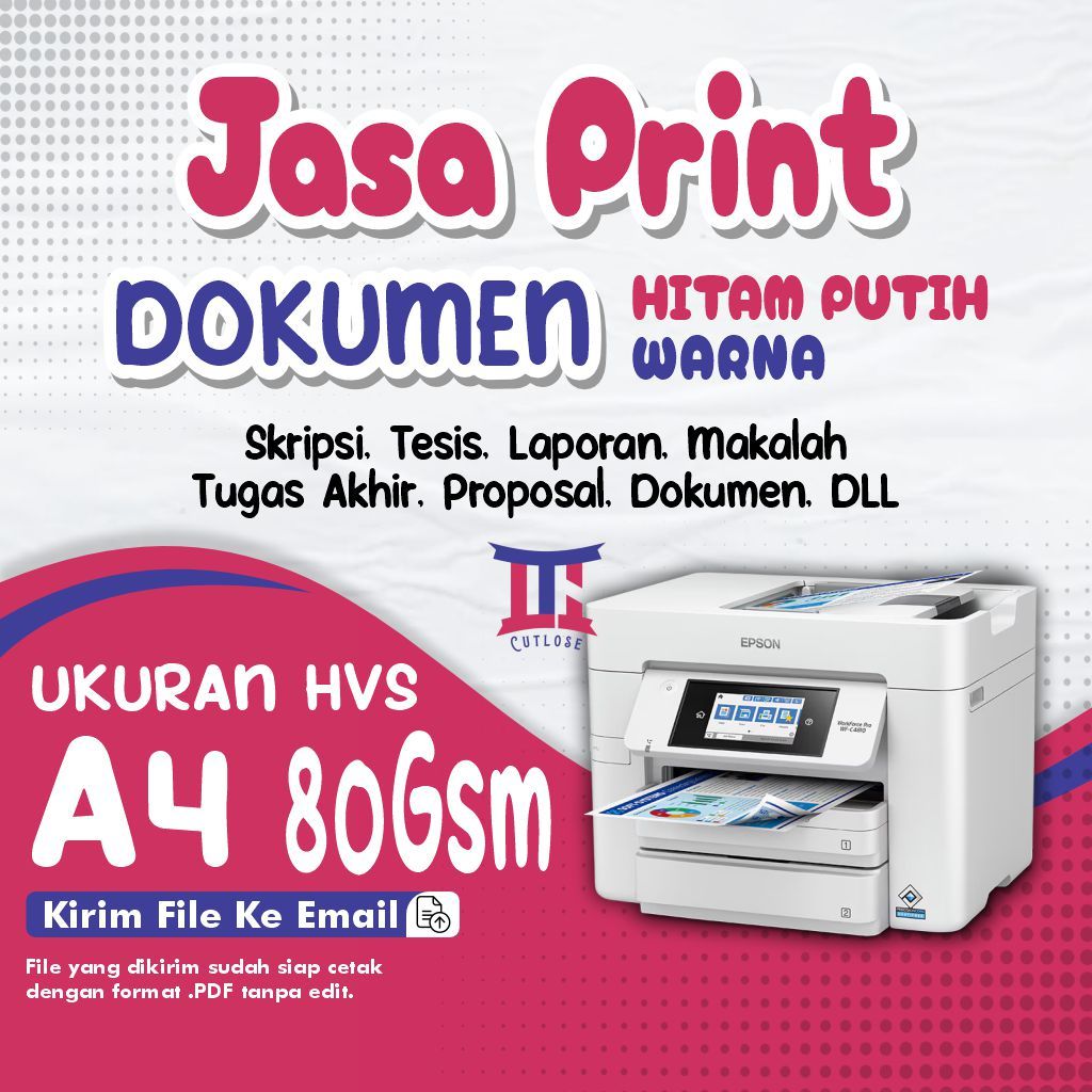 

Print Dokumen Warna Jasa Cetak Print Hitam Putih A4 80gsm Skripsi Proposal DLL