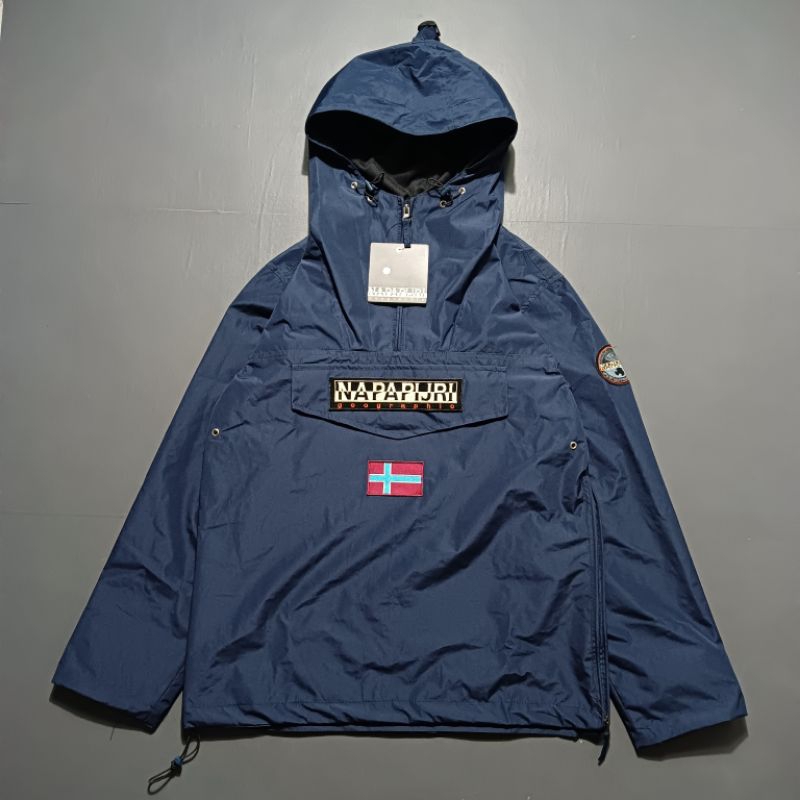 JAKET CAGOULE ANORAK NAPAPIJRI NAVY