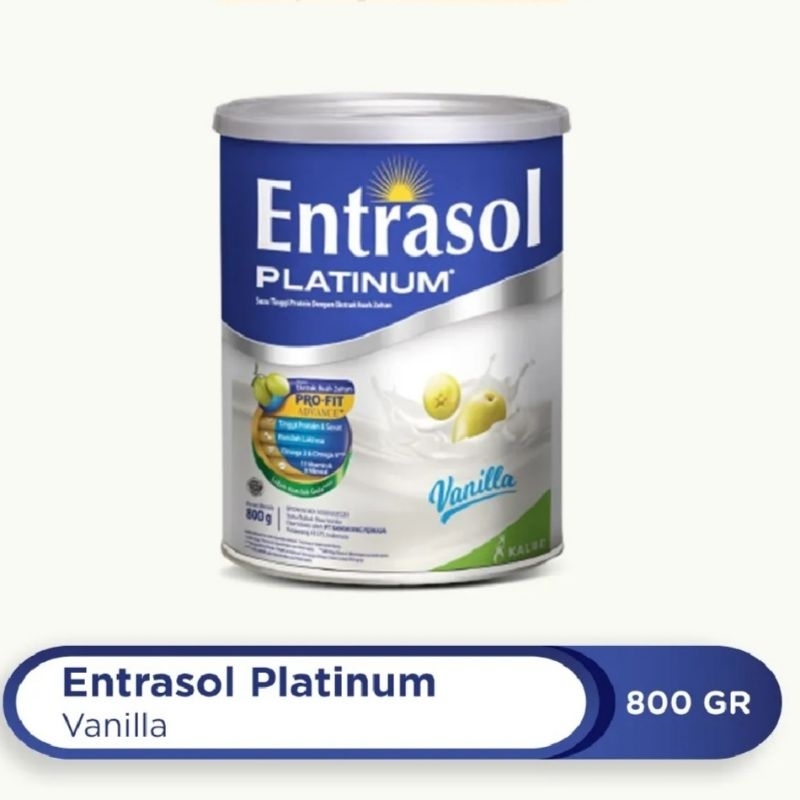 

Entrasol Platinum 800 gr Rasa Vanila