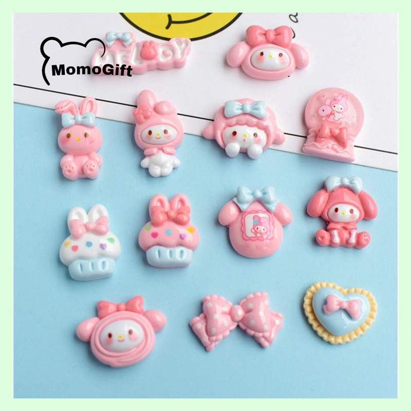 

Resin Clay Stiker 3D DIY Lucu Cartoon Melody Buat Decor Dompet Casing Botol 3D-015