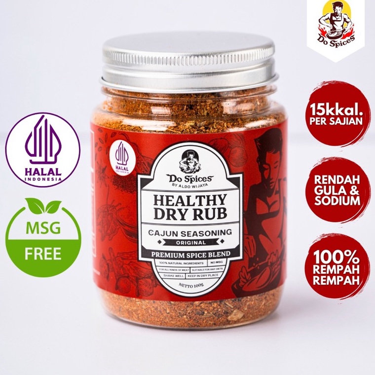 

Pesan cepat Dospices Healthy Dry Rub Bumbu Marinasi Rendah Kalori Cajun seasoning