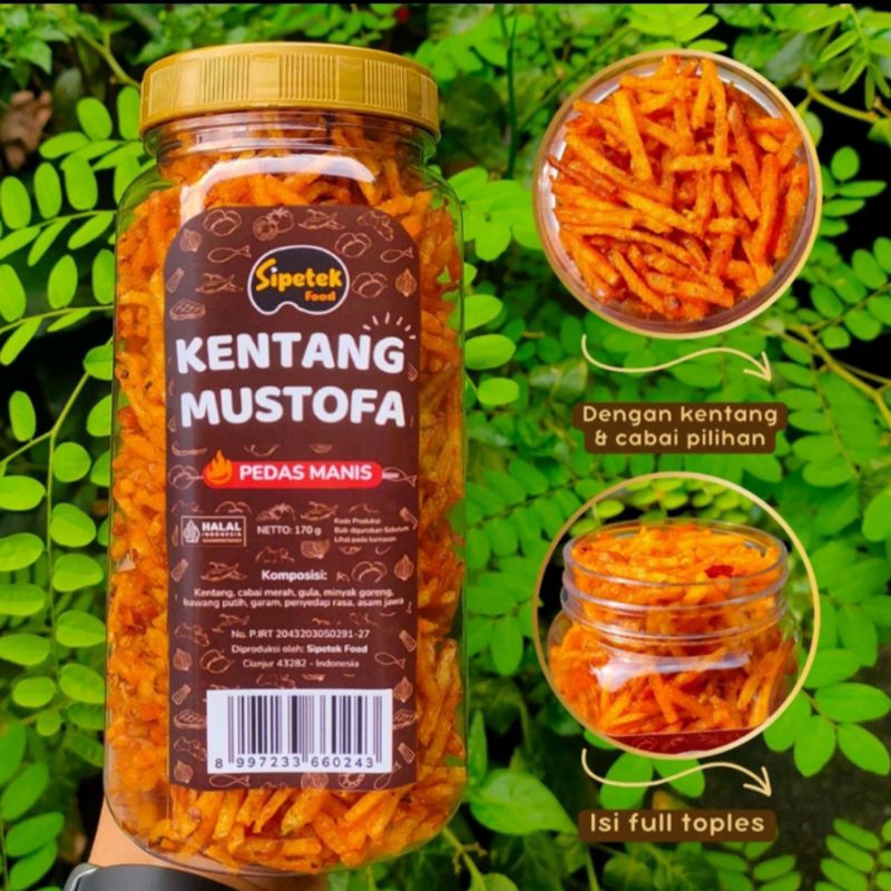 

KENTANG MUSTOFA SIPETEK / KENTANG MUSTOFA NON MSG | KENTANG GORENG | KENTANG MUSTOFA NON PENGAWET| | LAUK MAKAN PRAKTIS