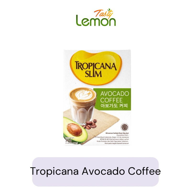 

Tropicana Slim Avocado Coffe 1 Box