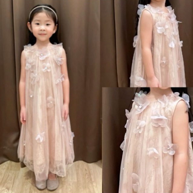 Katerina Pink Dress - Dress Gaun Pesta Anak