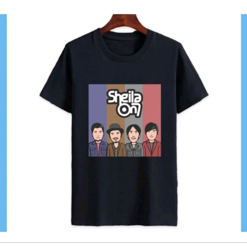 Kaos Band Sheila On7 T-shirt distro Original Cotton Combed24s super soft