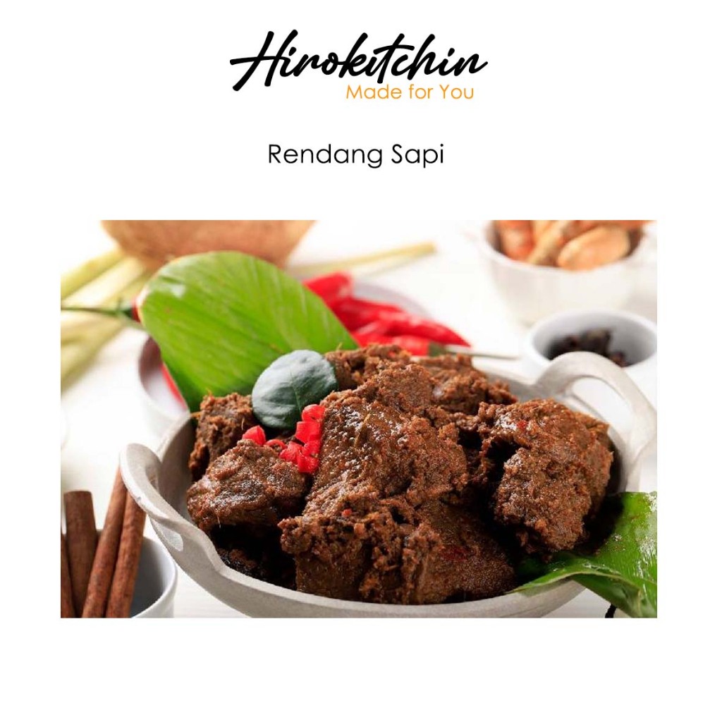 

Hirokitchin - Rendang Sapi Premium Bagian Has dengan Santan
