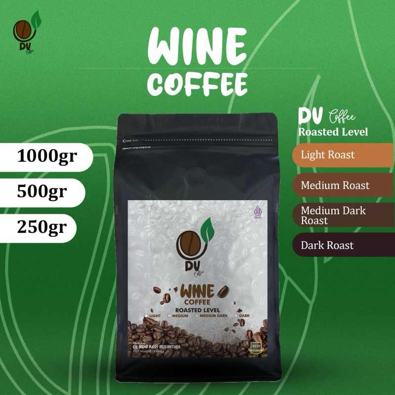 

Wine Coffee 250gram & 500gram (Biji/Beans)