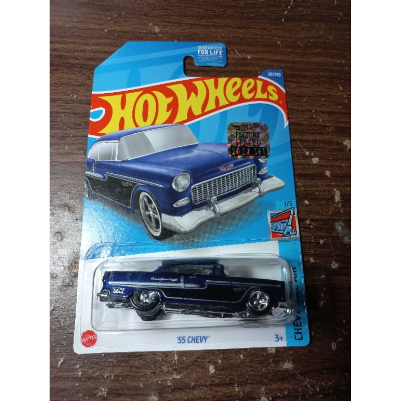 Hotwheels 55 Chevy Super Treasure Hunt THS STH Factory Sealed FS