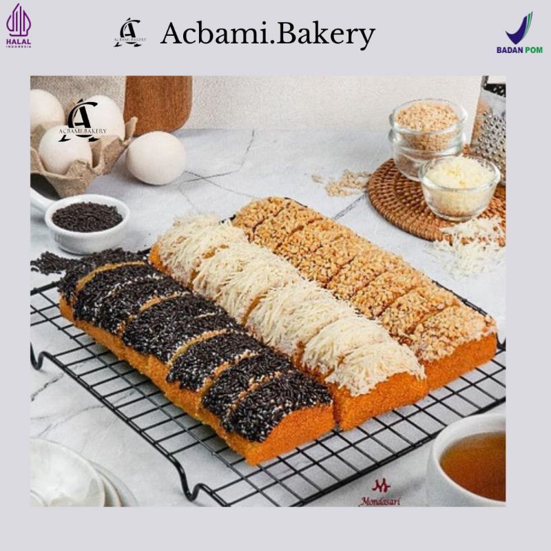 

Bolu 3 Rasa Kacang Keju Coklat Spesial Kue Basah Lebaran Imlek Tradisional Jajanan Pasar