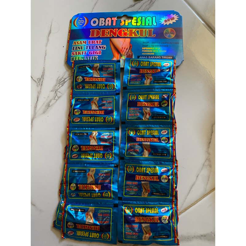 

Kapsul Dengkul Original 40 kapsul 1 renceng