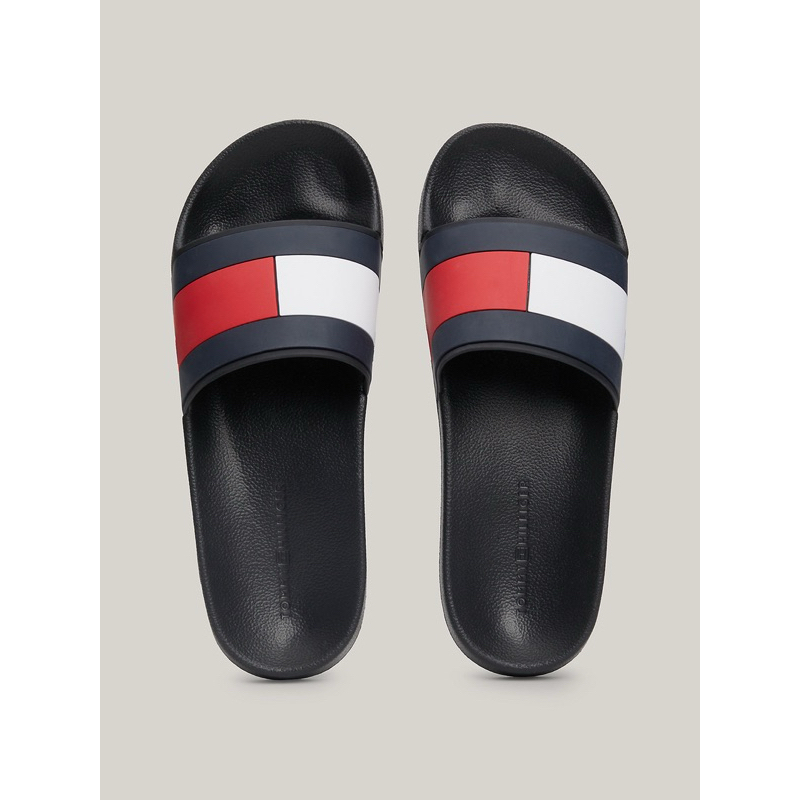 SANDAL SLIDES TOMMY HILFIGER RUBBER FLAG ORIGINAL AUTHENTIC