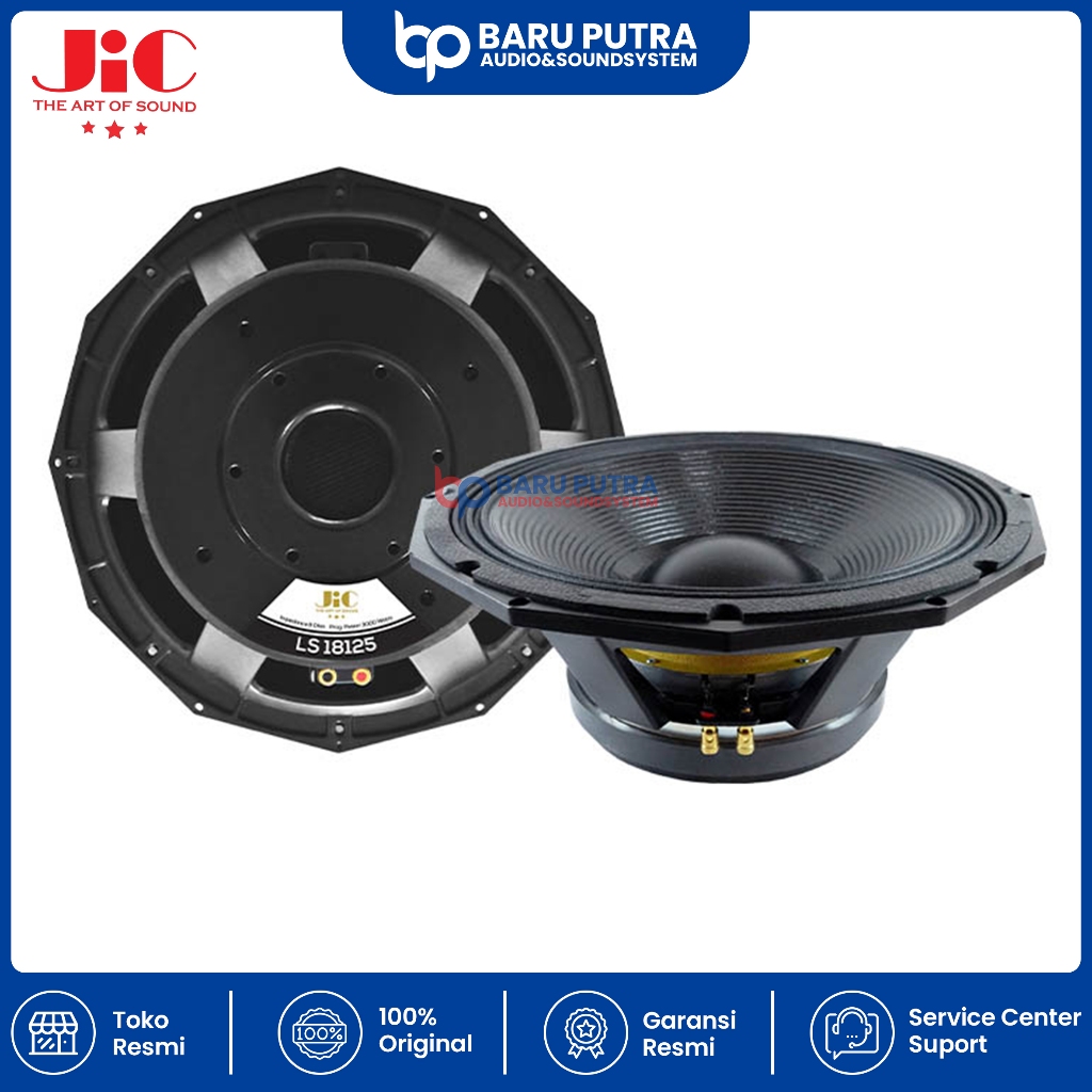 Speaker Komponen JIC LS 18125 18Inch / Speaker Component 18" LS-18125