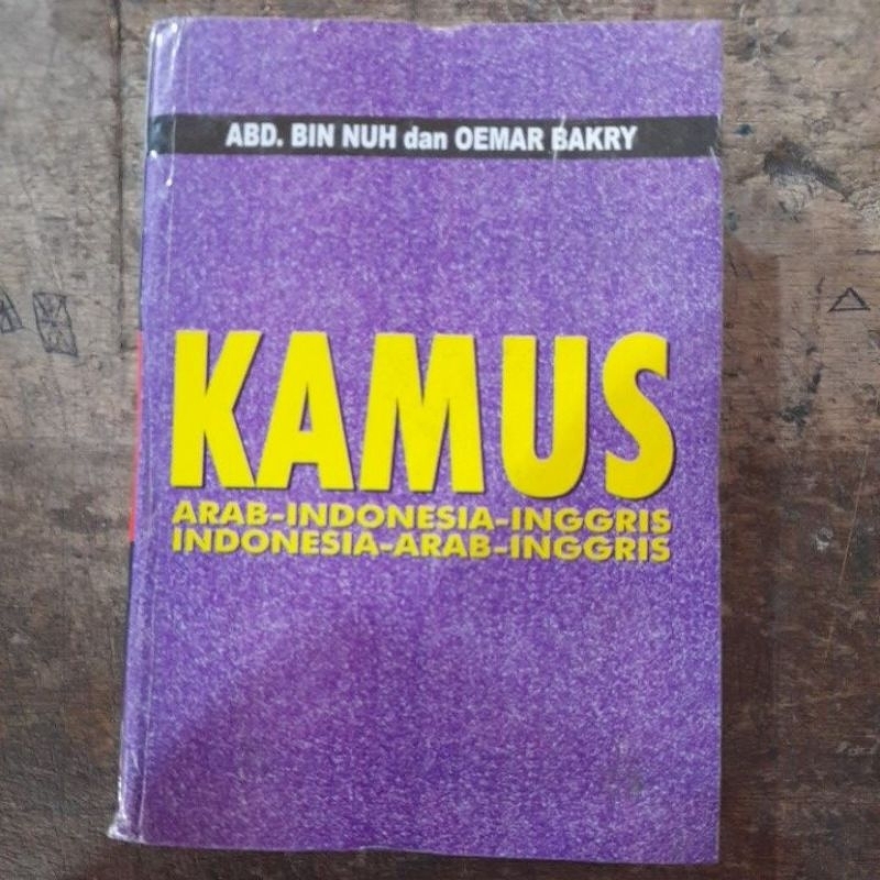 Kamus Arab Indonesia Inggris Oemar Bakri