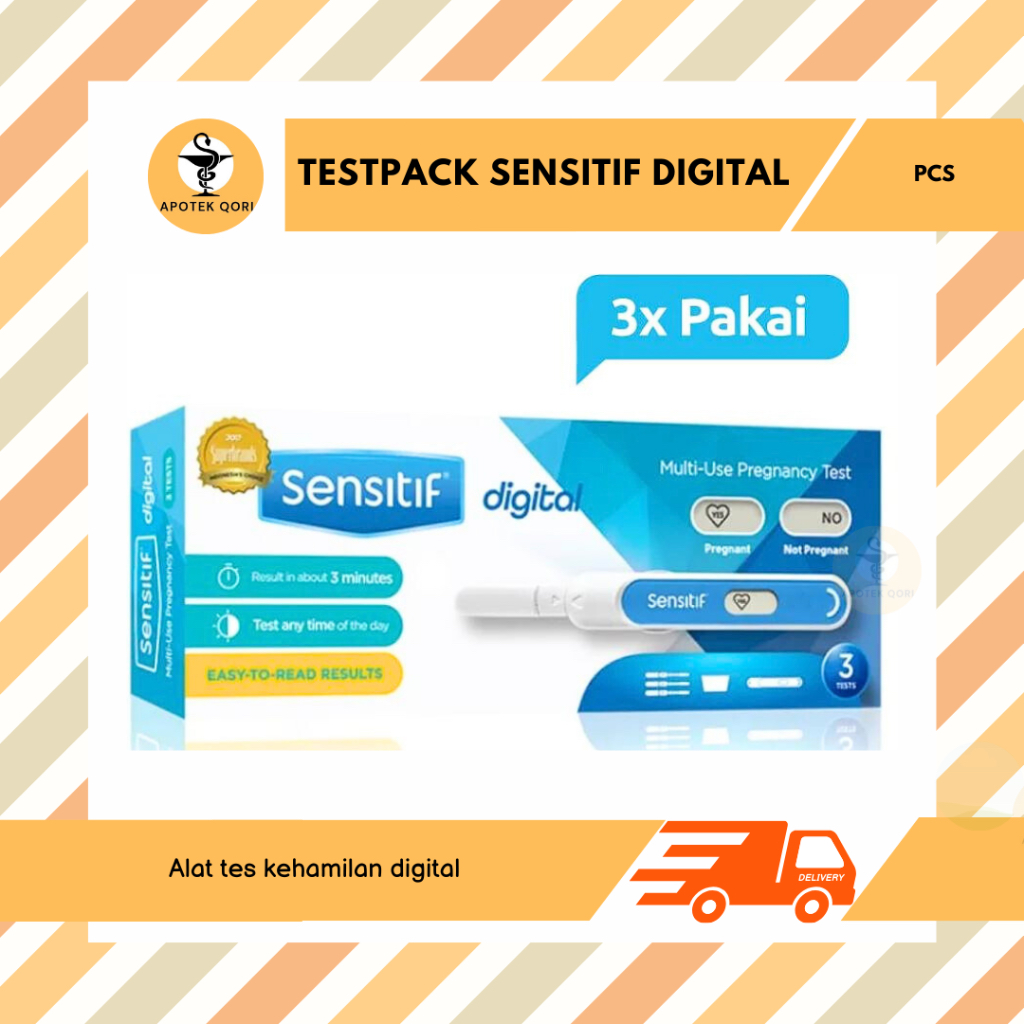 SENSITIF DIGITAL MULTI USE PREGNANCY TEST/ALAT UJI KEHAMILAN/TESPEK/TESPECK