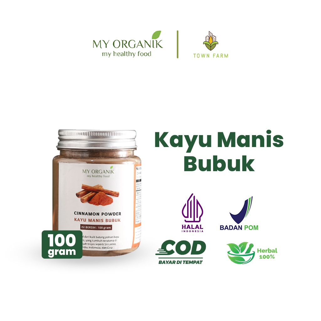 

My Organik Kayu Manis Bubuk Cinnamon Powder Bubuk Murni Organic