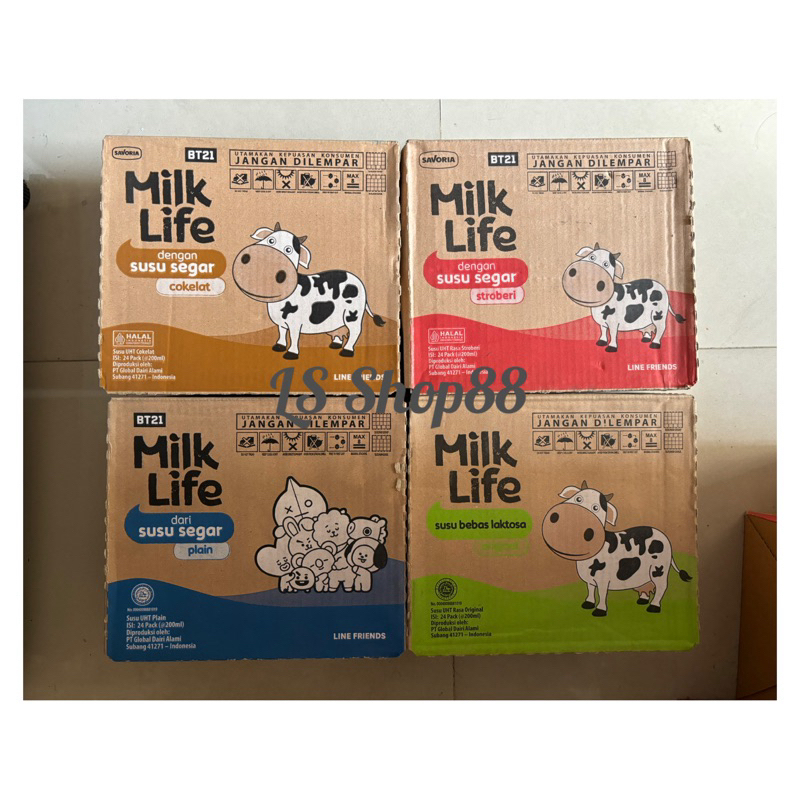 

Susu MILK LIFE UHT 200ml karton isi 24pcs / Dus