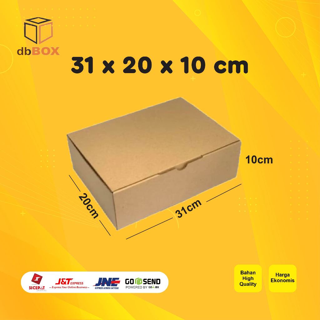 

Kardus 31x20x10 cm | Box Die Cut & Easy Usage | Box Sepatu & Sandal