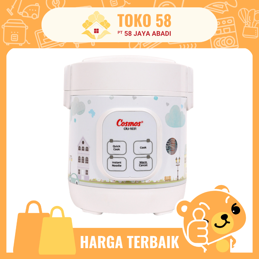 [COD] Rice Cooker Cosmos – Mini Digital Rice Cooker 0.3 L CRJ-1031