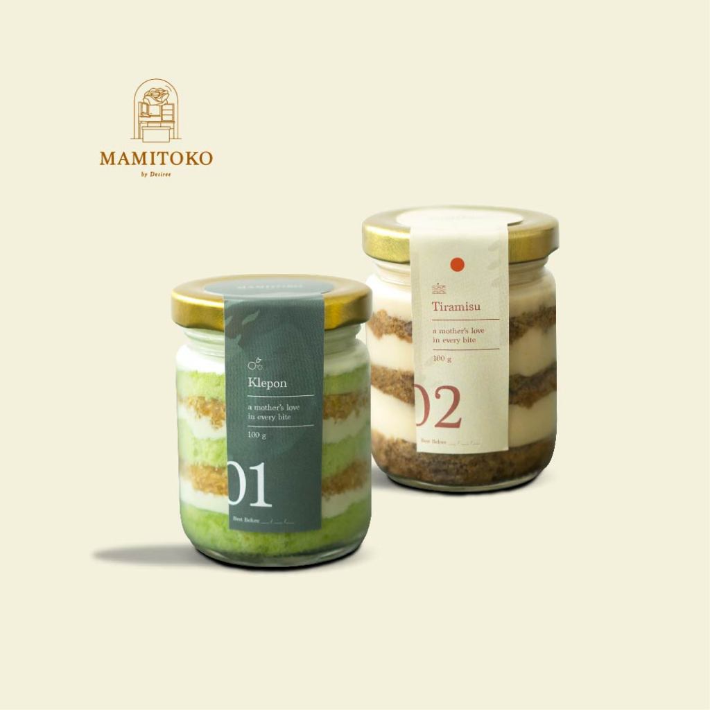 

Mamitoko - Cake In Jar Klepon & Tiramisu Non Alkohol