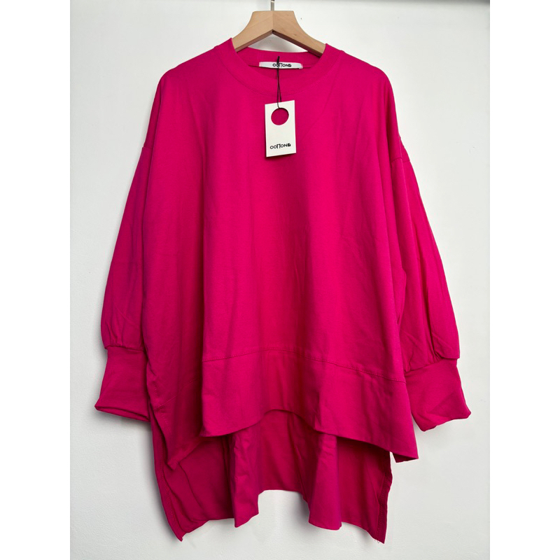 Kaos Oversize Jumbo Tunik Lengan Panjang Ld130 / Atasan Tunik Wanita Ld130 / Baju Tunik Wanita