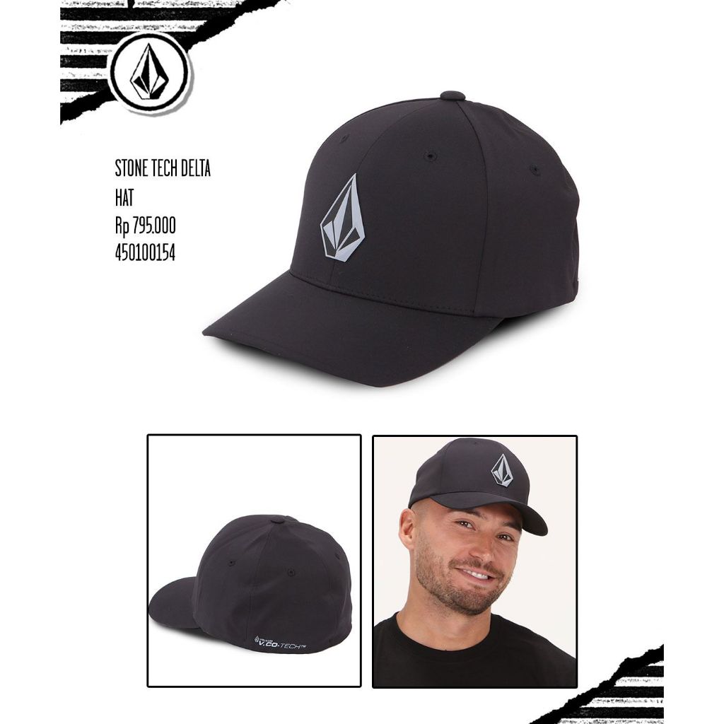 RAYSURF VOLCOM TOPI PRIA 450100154 ORIGINAL