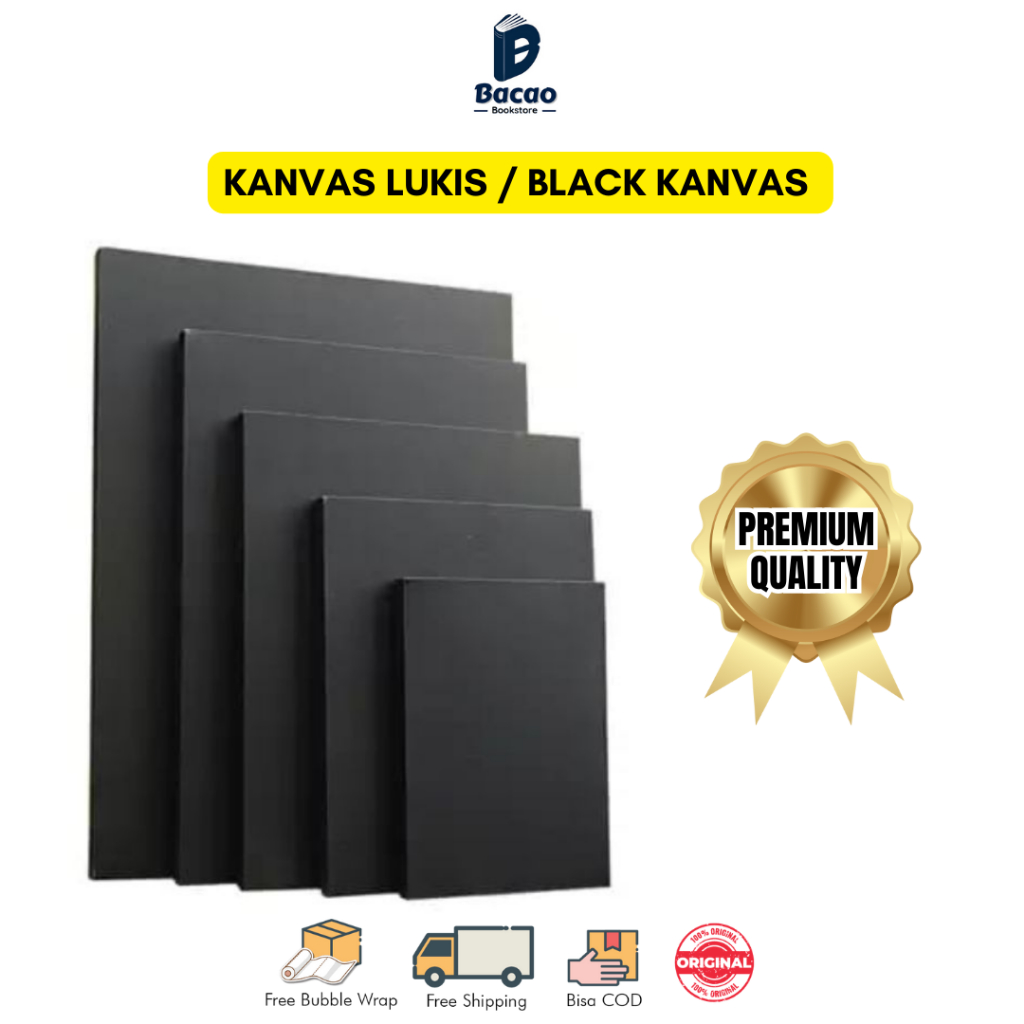 

Kanvas Lukis Hitam / Black Canvas - Solo Kanvas