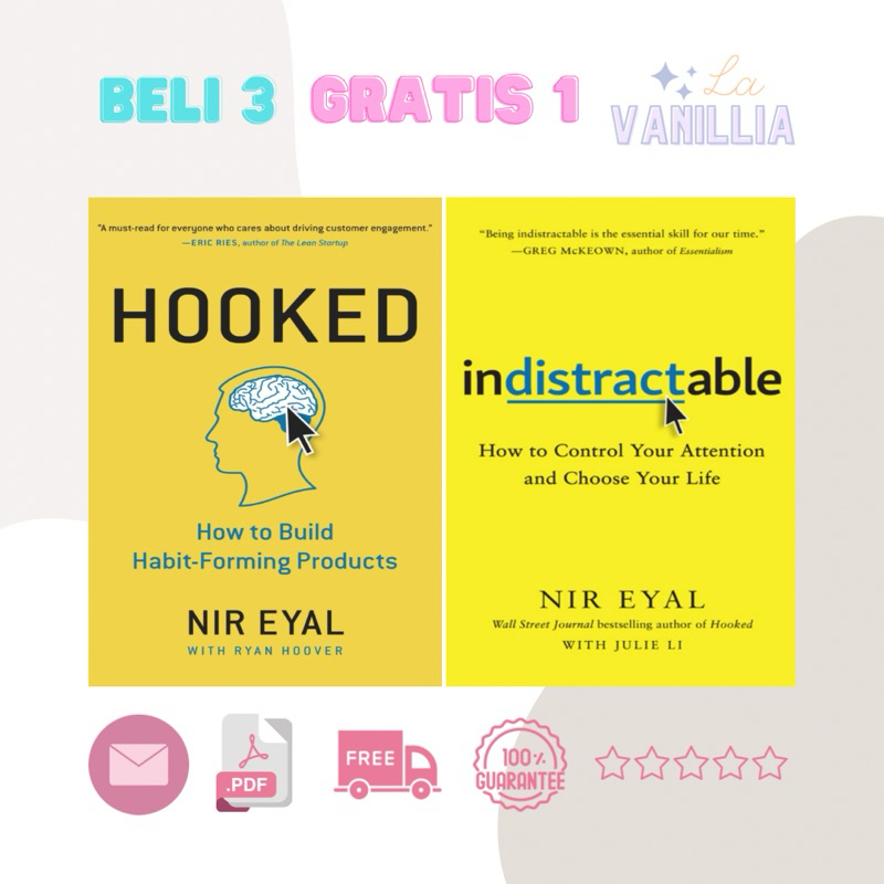 

Hooked Indistractable by Nir Eyal