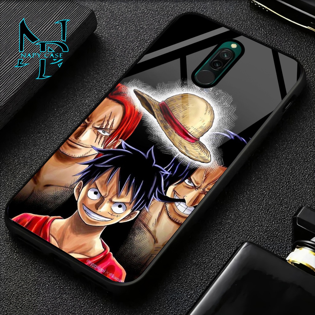 Napy case, Case Hp REDMI 8A Hardcase HP Fashion kartun mix ONE PIECE Casing Hp Viral COD Bayar Di Te