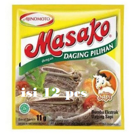 

masako sachet rasa sapi isi 12 pcs