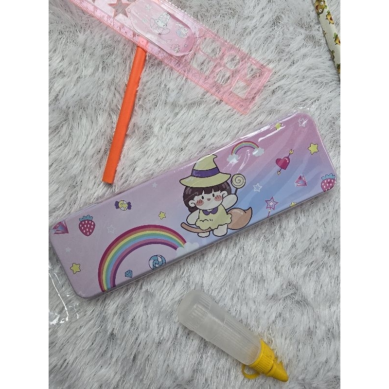 

tempat pensil dari besi gambar kartun lucu