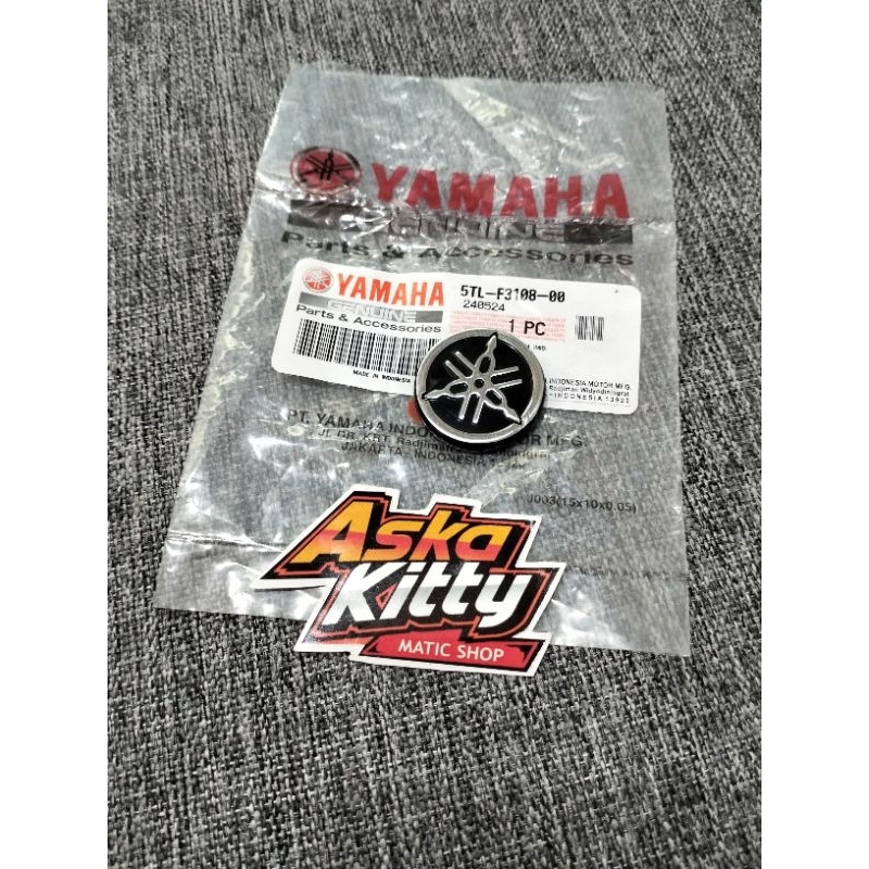 Emblem tameng mio sporty atau smile original