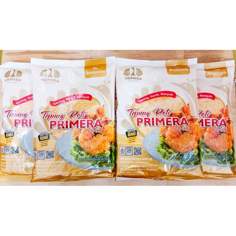 

PRIMERA PANKO TEPUNG ROTI 450GR / TEPUNG PANIR ORANGE MIX PUTIH