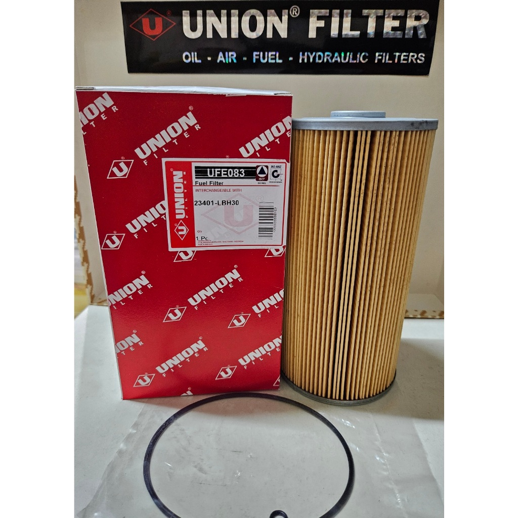UNION FILTER BAHAN BAKAR FUEL FILTER 23401-LBH30 / UFE083 HINO
